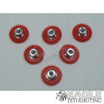 8 tooth, 48 pitch, 2° polymer spur gear for 1/8 axle