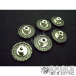 42 Tooth, 72 Pitch, 2° precision plastic Spur Gear