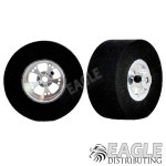 3/32 x 1 3/16 x .500 20" Prime Drag Rear Wheels, Nat. Rubber