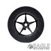 3/32 x 1 3/16 x .500 20" Black Star Drag Rear Wheels, Nat. Rubber