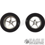 3/32 x 1 3/16 x .500 20" Star Drag Rear Wheels, Nat. Rubber