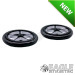 1/16 x 7/8 Scale 17" Black Star O-ring Drag Fronts