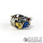 G12 Blueprinted Motor, UL Can w/BB, T5 Beveled Magnets, Gold H/W, Plas. Endbell w/BB