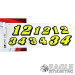 Yellow Number Sheet 1 thru 4-CR04014Y