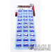Blue Number White Background Meatball Sticker (30)-CR061