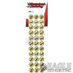 Meatball Numbers Gold/Brown-CR125