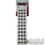 Mini Meatball Numbers Black/White-CR128