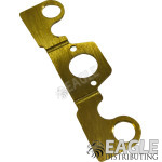 Inline Retro 3/4" Wide Brass Motor Bracket for Axle Tube, Fits Larger Pinion, 2° Angle-CR132AT