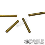 Brass Pin Tube 11.8mm  4 pc, (6/card)-DE408