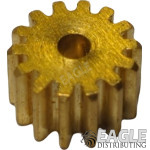 14T Brass Pinion Press Fit 6pcs-DE501-14-6