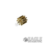 10T Brass Pinion Press fit (6 pcs)