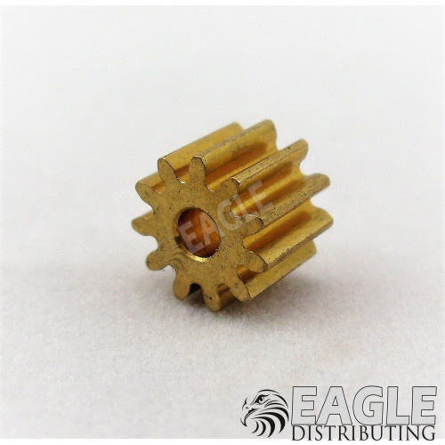 11T 48P Brass Pinion press fit-DE50111