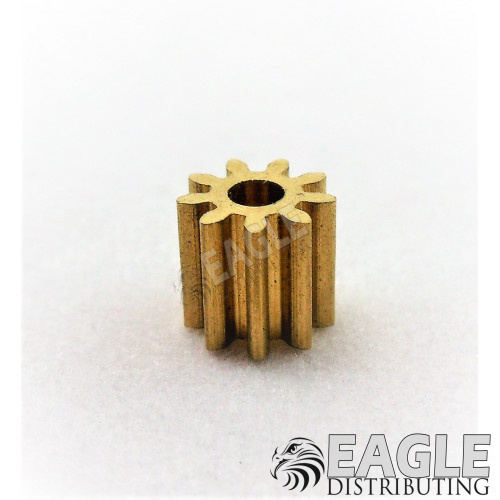 9T 48P Brass Pinion press fit-DE5019