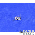 2mm x 5mm Axle Axle Ball Bearings, Shielded, Flanged