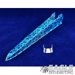 Blue Drops Hydro Dipped Plastic Dragster Body