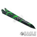 Black with Green and Silver Splashes Dragster Body