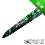 Black with Green and Silver Splashes Dragster Body