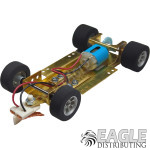 1/24 Scale RTR Less Body w/Adjustable Chassis, 26K RPM Motor, Nat. Rubber Tires, Silver Wheels-HRCH07