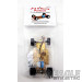1/24 Scale RTR Less Body w/Adjustable Chassis, 18K RPM Motor, Silicone Tires, Black Wheels-HRCH12
