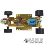 1:24 Scale RTR Less Body w/Adjustable Chassis, 18K RPM Motor, Silicone Tires, Black Wheels