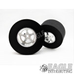 3/32 x 1 3/16 x .500 Pro Star Rear Drag Wheels w/Hardcore Rubber [Replaced By JDS7039H]