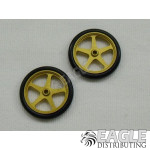 17in Scale O-ring Gold Star Drag Front Wheels