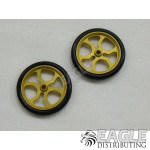 17in Scale O-ring Gold Spider Drag Front wheels