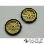 17in Scale O-ring Gold 10 Spoke Drag Front Wheels