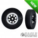 3 3/2 x 1 3/16 x .300 Black Weld Racing Rear Wheel