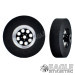 3 3/2 x 1 3/16 x .300 Black Weld Racing Rear Wheel