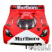 1:24 Scale RTR, 4" Cheetah 21 Chassis, Hawk 7, 64 Pitch, GT1, Porsche Custom Body, Marlboro #1 Livery-JK20417133A