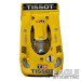 1:24 Scale RTR, 4" Cheetah 21 Chassis, Hawk 7, 64 Pitch, LMP, Porsche Custom Body, Tissot #1 Livery