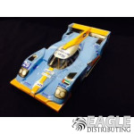 1:24 Scale RTR, 4" Cheetah 21 Chassis, Hawk 7, 64 Pitch, LMP, Lola B12 Custom Body, Gulf #29 Livery