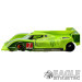 1:24 Scale RTR, 4" Cheetah 21 Chassis, Hawk 7, 64 Pitch, LMP, Lola B12 Custom Body, Green Monster Energy #7 Livery-JK20417162I