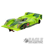 1:24 Scale RTR, 4" Cheetah 21 Chassis, Hawk 7, 64 Pitch, LMP, Lola B12 Custom Body, Green Monster Energy #7 Livery-JK20417162I