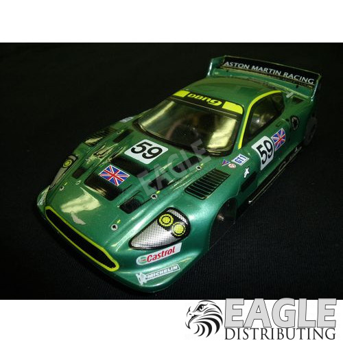 1:24 Scale RTR, 4" Cheetah 21 Chassis, Hawk 7, 64 Pitch, LMP, Aston Martin Body, A/M Racing Livery #59-JK20417173