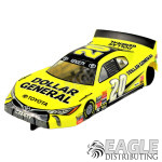 1:24 Scale RTR, 4" Cheetah 21 Chassis, Hawk 7, 64 Pitch, Stock Car, Toyota Custom Body, Dollar General #20 Livery