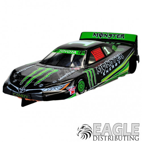 1:24 Scale RTR, 4" Cheetah 21 Chassis, Hawk 7, 64 Pitch, Stock Car, Toyota Custom Body, Monster Energy #1 Livery-JK204171CP6