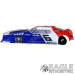 1:24 Scale RTR, 4" Cheetah 21 Chassis, Hawk 7, 64 Pitch, Vintage,AMC Javelin Custom Body, #6 Livery