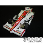 1:24 Scale Wide Indy Open Wheel RTR Car #3 Verizon (White)-JK2081723