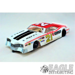 1:24 Scale RTR, 4.5" Cheetah 21 Chassis, Hawk 7, 64 Pitch, Vintage, Mercury Cyclone Custom Body, #21 Livery-JK20987101