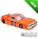 1:24 Scale RTR, 4.5" Cheetah 21 Chassis, Hawk 7, 64 Pitch, Vintage, Charger Custom Body, General Lee #01 Livery