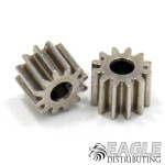 12T 64P Stainless Steel Solder-on Pinion Gear 6pcs-JK450012