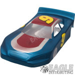 4" Toyota Stock Car Body, Painted w/Numbers, .010", Premount-JK70525PT