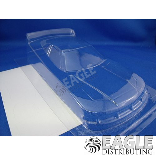 4in COT Stock Car Body, .020 Clear Lexan w/Mask for Rental Cars-JK70528D