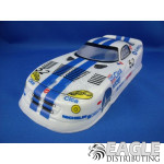 4" Dodge Viper Custom White Body, Dodge #52 Livery, .010"