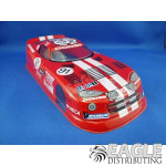 4" Dodge Viper Custom Red Body, Dodge #91 Livery, .010"