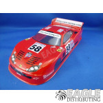 4" Ferrari Maranello Custom Red Body, Ferrari #58 Livery, .010"