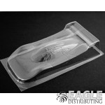 4" Porsche GT1, Clear Lexan Body, .007"