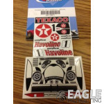 Texaco Porsche GT1 4inch Decal